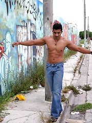 Handsome latin man