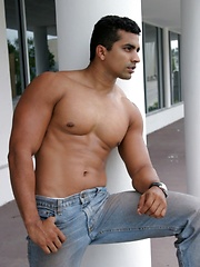 Handsome latin man