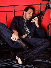 Marcello loves his sweaty feet so much that he has to masturbate