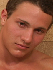 Naked athletic boy