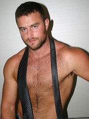 Solo session of alpha male with hairy chest