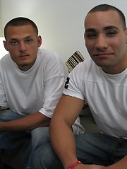 Two hot rent boys suck cock for cash.