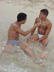Four hot guys indulge in blowing and jerking off