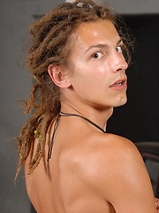 Dreadlock boy coupling with his gay friend