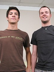 Hot studs star Austin and A.J. in one-on-one action