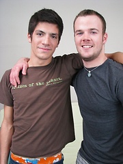 Hot studs star Austin and A.J. in one-on-one action