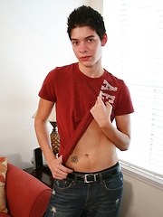 18 year old Chicago boy stroking his big thick dick