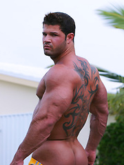 Well muscled body of sexy man named Kurt Beckmann