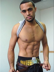 Hot latino boy from Miami Enrique strokes dick