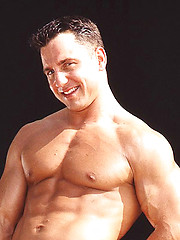 Muscle man shows his cock and sexy butt