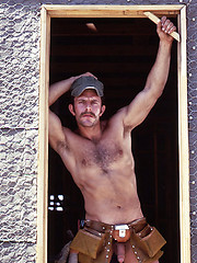 Hot hunks in a vintage shoots