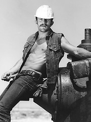 Hot hunks in a vintage shoots