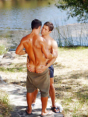 Nice anal fucking at picnic