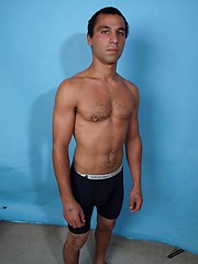 Solo Gay Jack Off Scene Featuring Zac, the Italian Stallion