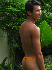 Hot Gene strips outdoors