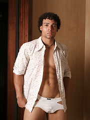 Latin stallion in solo scene