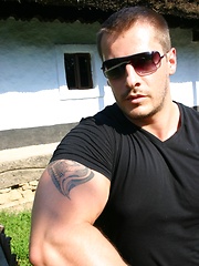 Sexy stallion man posing