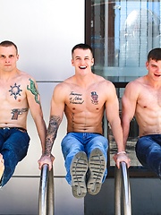 Quentin Gainz, Ivan James and Colton Phobos
