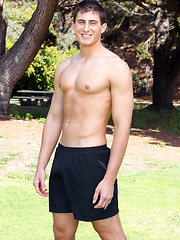 Footbal team quarterback solo posing