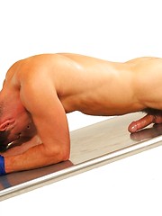 OIled stud gets bounded on the table