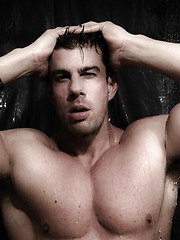 Hottest gay porn star Zeb Atlas showing his perfect muscle body