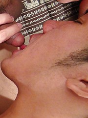 Asian guy Paj sucks on Vodga, getting him hot and hard