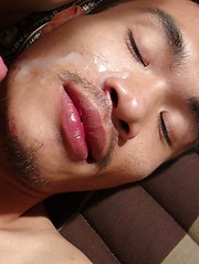 Asian guy Paj sucks on Vodga, getting him hot and hard