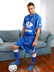 Italian soccer boy exposes his sexy body