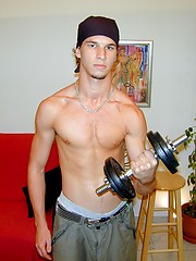 Latin guy Ray has huge cock like a fucking horse