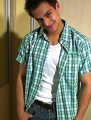 Young and sexy jock showing his hot beefy body