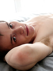 Young gay boy Lil Skyler Strokes his giant dick