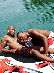New black recruits Cassanova and Jermany get wet and wild