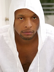 Black man jerks his cock