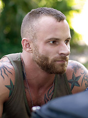 Mitch Vaughn and Derek Parker fucking outdoor