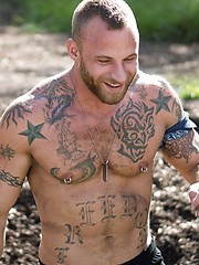 Topher DiMaggio and Derek Parker outdoor sex