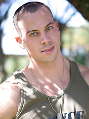 Horny gay soldiers Topher DiMaggio and Sean