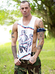 Horny gay soldiers Topher DiMaggio and Sean