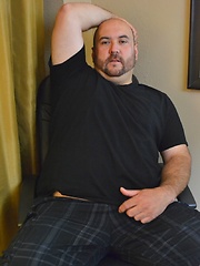 Rob Rider was eager to show off his massive dick for us