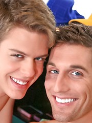 Check those two hotties having on hot cock sucking time!