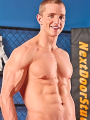 Marcus Mojo in locker room