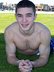 Beefy american boy Marvin