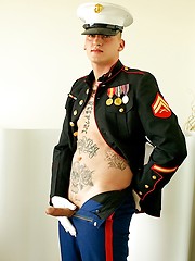 Marine Quinn in Uniform