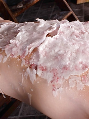Splashed With Wax And Cum